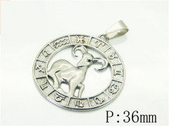 HY Wholesale Pendant Jewelry 316L Stainless Steel Jewelry Pendant-HY22P1122OX