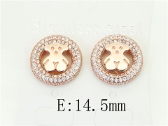 HY Wholesale Earrings 316L Stainless Steel Popular Jewelry Earrings-HY90E0387IIW