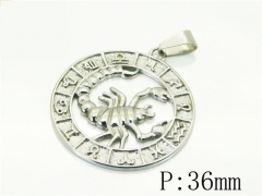 HY Wholesale Pendant Jewelry 316L Stainless Steel Jewelry Pendant-HY22P1119OW