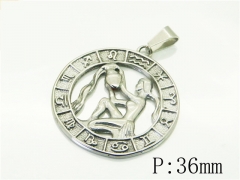 HY Wholesale Pendant Jewelry 316L Stainless Steel Jewelry Pendant-HY22P1123OC