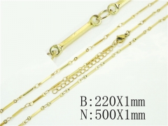 HY Wholesale Stainless Steel 316L Necklaces Bracelets Sets-HY70S0553CNL