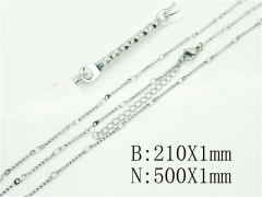 HY Wholesale Stainless Steel 316L Necklaces Bracelets Sets-HY70S0540DLL