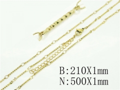HY Wholesale Stainless Steel 316L Necklaces Bracelets Sets-HY70S0541SNL