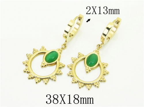 HY Wholesale Earrings 316L Stainless Steel Popular Jewelry Earrings-HY43E0525OW