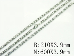 HY Wholesale Stainless Steel 316L Necklaces Bracelets Sets-HY40S0557LE