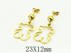 HY Wholesale Earrings 316L Stainless Steel Popular Jewelry Earrings-HY43E0648EJL