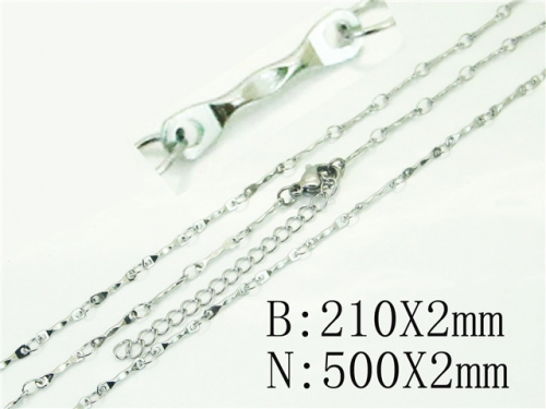 HY Wholesale Stainless Steel 316L Necklaces Bracelets Sets-HY70S0544RLL