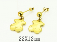 HY Wholesale Earrings 316L Stainless Steel Popular Jewelry Earrings-HY43E0647WJL
