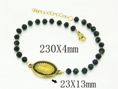 HY Wholesale Bracelets 316L Stainless Steel Jewelry Bracelets-HY24B0192DNO
