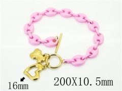 HY Wholesale Bracelets 316L Stainless Steel Jewelry Bracelets-HY21B0592HPC