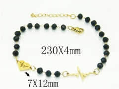 HY Wholesale Bracelets 316L Stainless Steel Jewelry Bracelets-HY24B0200OR
