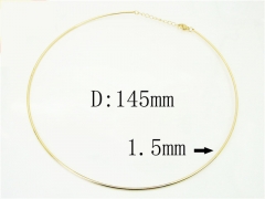 HY Wholesale Necklaces Stainless Steel 316L Jewelry Necklaces-HY70N0692MV
