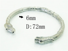 HY Wholesale Bangles Jewelry Stainless Steel 316L Fashion Bangle-HY72B0055HOB