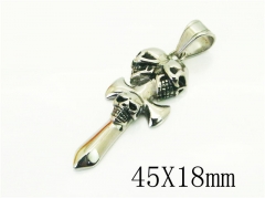 HY Wholesale Pendant Jewelry 316L Stainless Steel Jewelry Pendant-HY72P0087PR