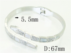 HY Wholesale Bangles Jewelry Stainless Steel 316L Fashion Bangle-HY32B0988HJW