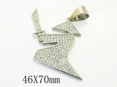 HY Wholesale Pendant Jewelry 316L Stainless Steel Jewelry Pendant-HY72P0029IEE