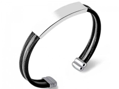 HY Wholesale Bangle Stainless Steel 316L Jewelry Bangle-HY0155B0815