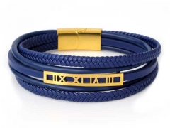 HY Wholesale Leather Bracelets Jewelry Popular Leather Bracelets-HY0155B0990