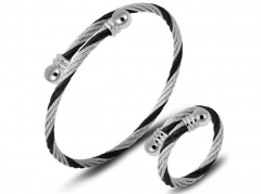 HY Wholesale Bangle Stainless Steel 316L Jewelry Bangle-HY0155B0803