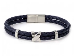 HY Wholesale Leather Bracelets Jewelry Popular Leather Bracelets-HY0155B0945