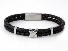 HY Wholesale Leather Bracelets Jewelry Popular Leather Bracelets-HY0155B0947