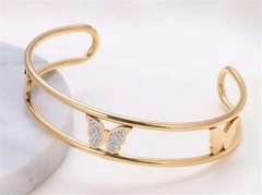 HY Wholesale Bangle Stainless Steel 316L Jewelry Bangle-HY0155B0217