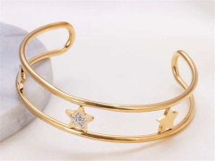 HY Wholesale Bangle Stainless Steel 316L Jewelry Bangle-HY0155B0216
