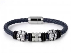 HY Wholesale Leather Bracelets Jewelry Popular Leather Bracelets-HY0155B0986