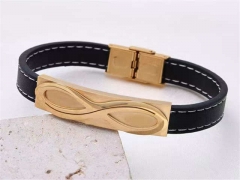 HY Wholesale Leather Bracelets Jewelry Popular Leather Bracelets-HY0155B0925