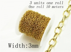 HY Wholesale 316 Stainless Steel Jewelry Cheap Long Chain-HY70AE2411LLX