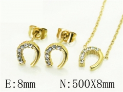 HY Wholesale Jewelry Set 316L Stainless Steel jewelry Set-HY25S0777PQ