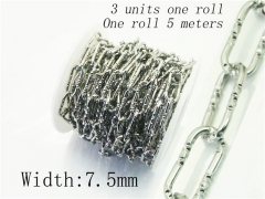 HY Wholesale 316 Stainless Steel Jewelry Cheap Long Chain-HY70AE2466KLD