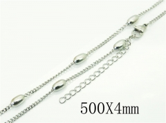 HY Wholesale Necklaces Stainless Steel 316L Jewelry Necklaces-HY70N0693JL