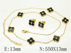 HY Wholesale Jewelry Set 316L Stainless Steel jewelry Set-HY50S0411HLX