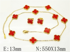 HY Wholesale Jewelry Set 316L Stainless Steel jewelry Set-HY50S0408HLV