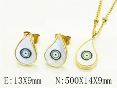 HY Wholesale Jewelry Set 316L Stainless Steel jewelry Set-HY25S0789HOC