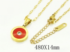 HY Wholesale Necklaces Stainless Steel 316L Jewelry Necklaces-HY43N0104ELL