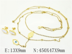 HY Wholesale Jewelry Set 316L Stainless Steel jewelry Set-HY12S1355HHR