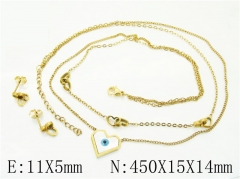 HY Wholesale Jewelry Set 316L Stainless Steel jewelry Set-HY12S1357HHF