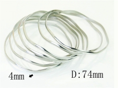 HY Wholesale Bangles Jewelry Stainless Steel 316L Popular Bangle-HY58B0641HNB
