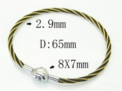 HY Wholesale Bangles Jewelry Stainless Steel 316L Popular Bangle-HY51B0283HMX