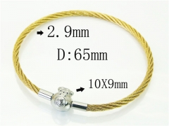 HY Wholesale Bangles Jewelry Stainless Steel 316L Popular Bangle-HY51B0287HMA