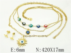 HY Wholesale Jewelry Set 316L Stainless Steel jewelry Set-HY12S1364HHA