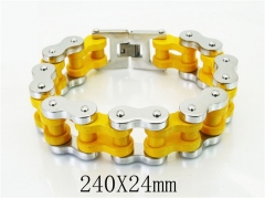 HY Wholesale Bracelets 316L Stainless Steel Jewelry Bracelets-HY55B0892KOB