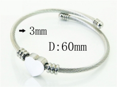 HY Wholesale Bangles Jewelry Stainless Steel 316L Popular Bangle-HY62B0738MW