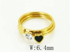 HY Wholesale Rings Jewelry Stainless Steel 316L Rings-HY19R1359HEE