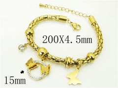 HY Wholesale Bracelets 316L Stainless Steel Jewelry Bracelets-HY32B1019HJR
