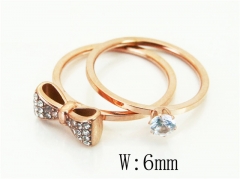 HY Wholesale Rings Jewelry Stainless Steel 316L Rings-HY19R1357OE