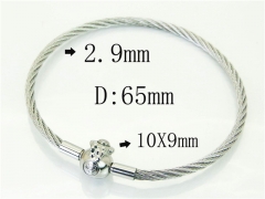 HY Wholesale Bangles Jewelry Stainless Steel 316L Popular Bangle-HY51B0286HLS