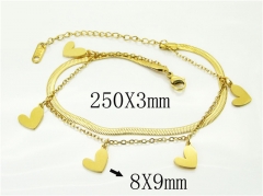 HY Wholesale Bracelets 316L Stainless Steel Jewelry Bracelets-HY80B1881MD